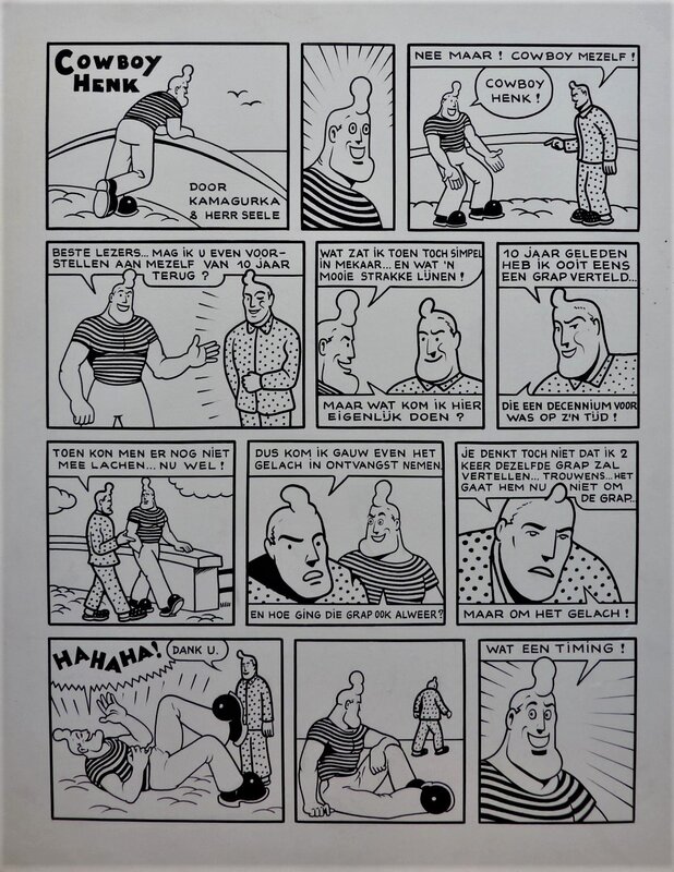 Cowboy Henk par Herr Seele - Planche originale