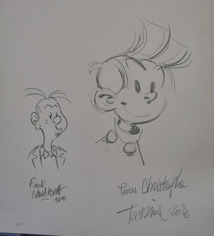 Spirou et Fantasio by Fabrice Tarrin, Fred Neidhardt - Sketch