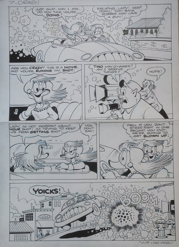 William Van Horn, What A DRAG ! Page 7 - Comic Strip