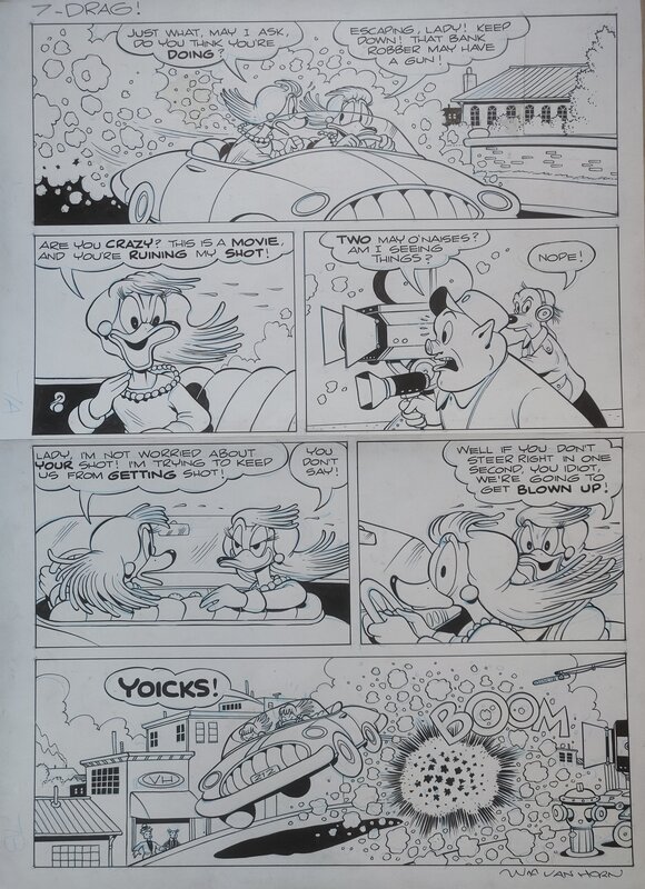 William Van Horn, What A DRAG ! Page 7 - Planche originale