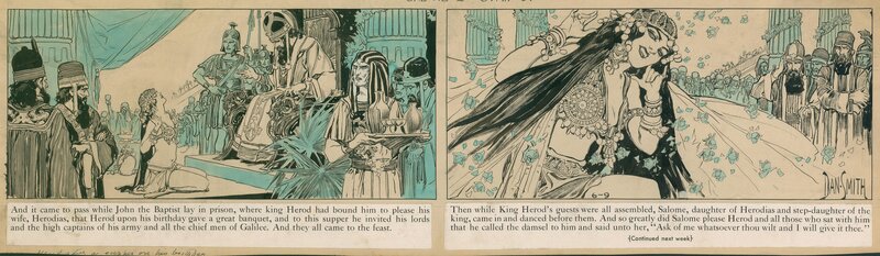 Dan Smith, The Story of Salome Chapter 2 / June 9, 1934 - Comic Strip