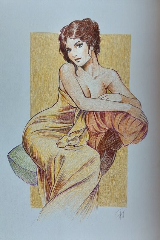 Mata Hari par Laurent Paturaud - Illustration originale