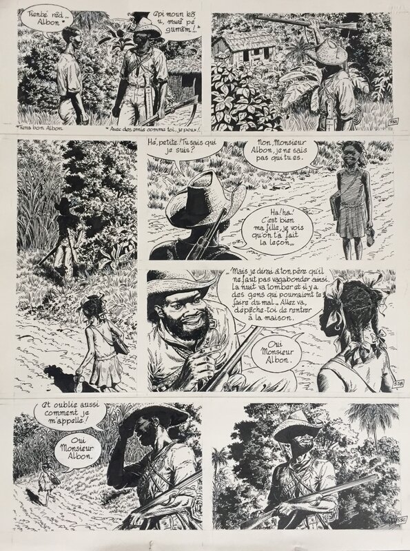 Claude Auclair, François Migeat, Le Sang du Flamboyant - Comic Strip