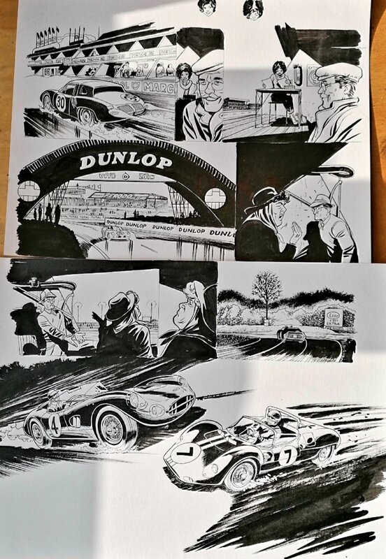 Christian Papazoglakis, 24 heures du Mans 1961-1963 - Comic Strip