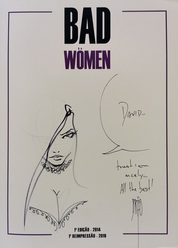 Bräo, Sketchbook - Bad women vol.1 - Dédicace