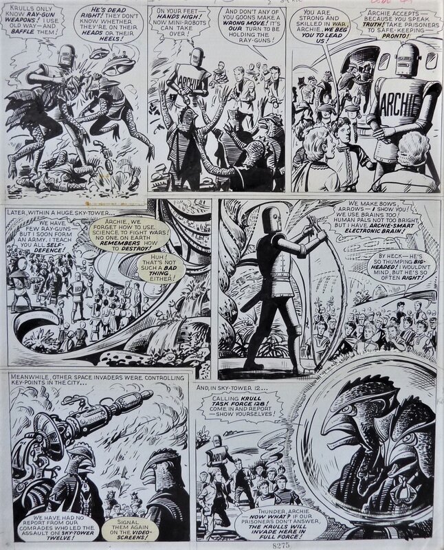 Robot Archie by Ted Kearon - Comic Strip