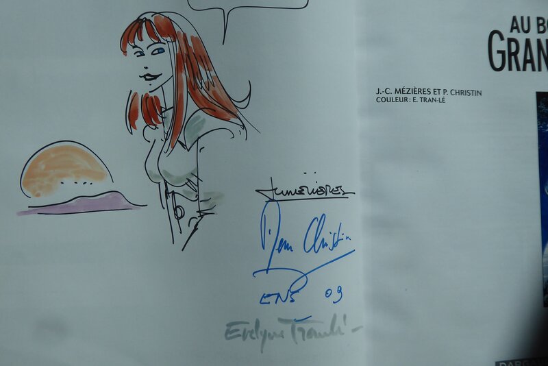 Valerian by Jean-Claude Mézières, Evelyne Tran-Lê - Sketch