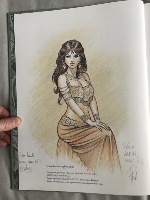 Mata Hari by Laurent Paturaud - Sketch
