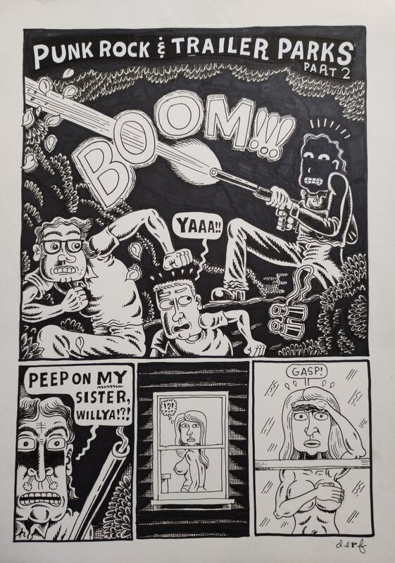 Derf Backderf, Punk Rock & Mobile Home - Comic Strip