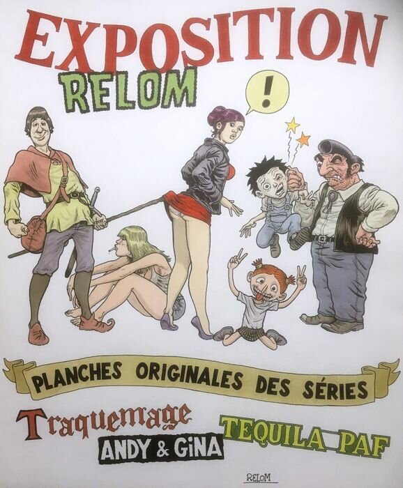 Relom, Affiche pour une exposition - Original Illustration