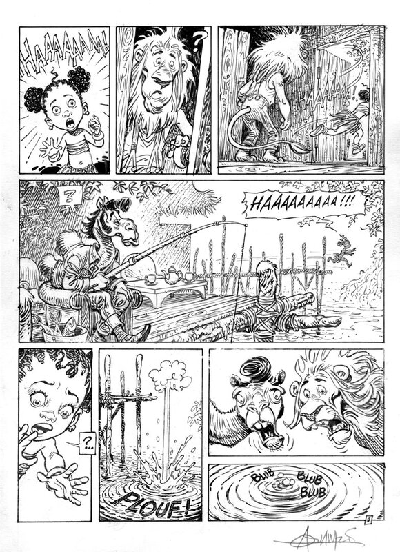 Mohamed Aouamri, Zibeline - T01 - Planche 10 - Planche originale