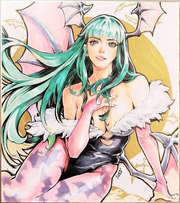 Morrigan Aensland by Tricia Wee - Original Illustration