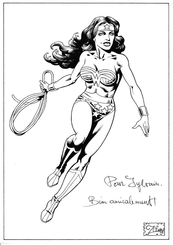 Wonder Woman par Thierry Olivier - Dédicace