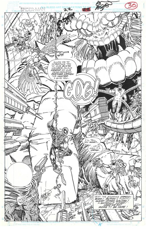 Erik Jon Larsen, Spider-Man #22 page 22 - Planche originale