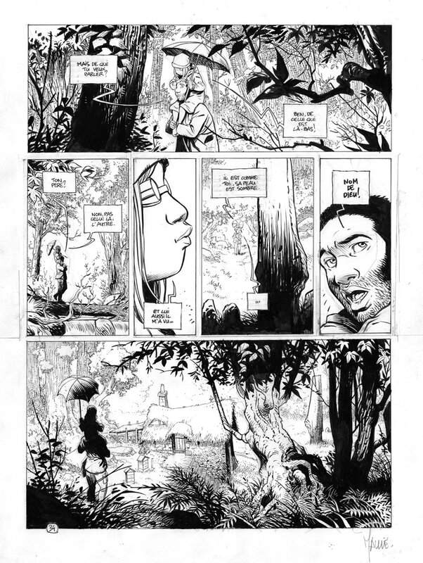 Vincent Mallié, Le grand mort - T05 - P34 - Planche originale