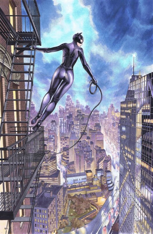 Catwoman par Chabane - Illustration originale