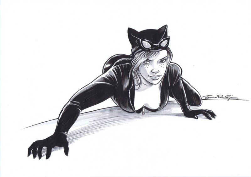 Catwoman par Du Caju - Illustration originale