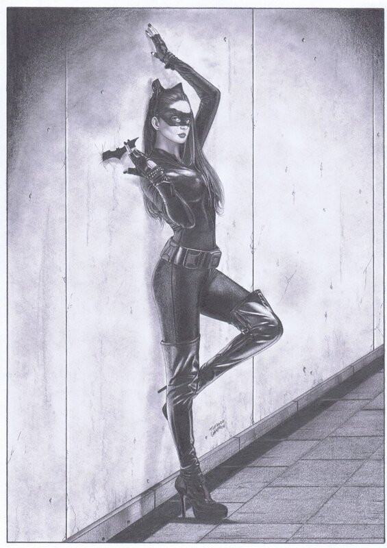Catwoman par Grayson - Illustration originale
