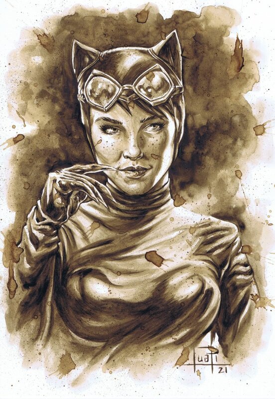Catwoman par Juapi - Illustration originale