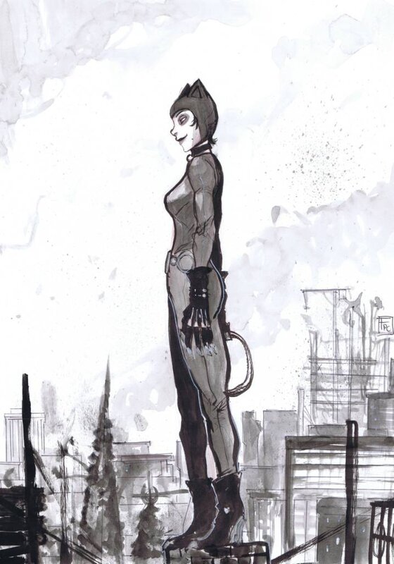 Catwoman par Pham Chuong - Original Illustration