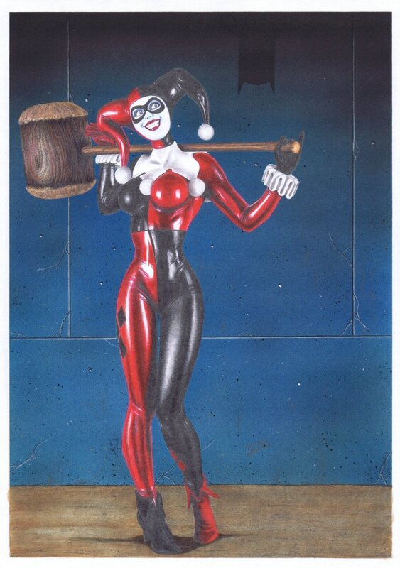 Harley Quinn par Tim Grayson - Illustration originale