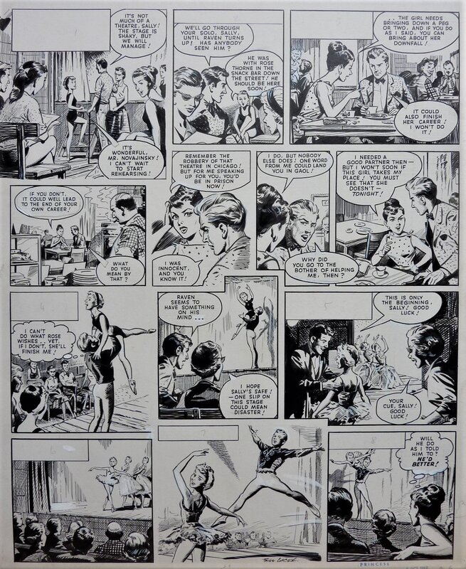 Princess par Bill Lacey - Planche originale