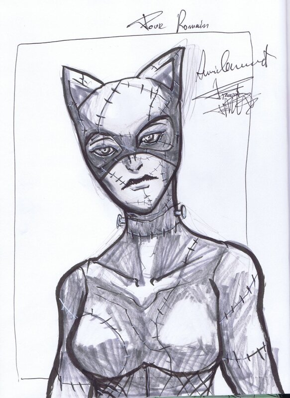 Catwoman par Fréderic Pham Chuong - Dédicace