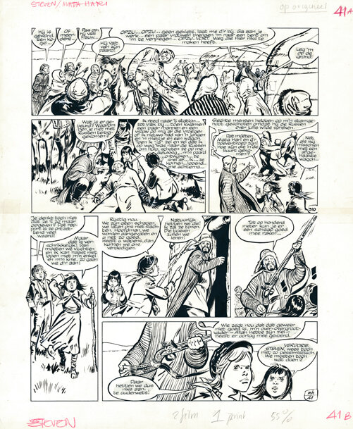 René Follet | 1980-1981 | Steven Severijn: Rozen voor Mata-Hari 41 - Comic Strip