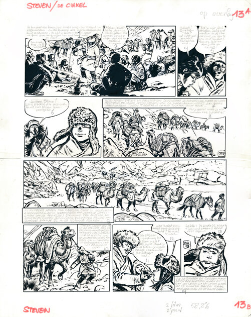 René Follet | 1981 | Steven Severijn: De cirkel der gerechtigheid 13 - Planche originale
