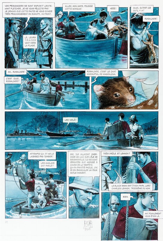 Christophe Dubois La Ballade de Magdalena, La Stratégie du Poisson-Flûte Tome 1 Planche 32 (Le Lombard, 2012) - Comic Strip