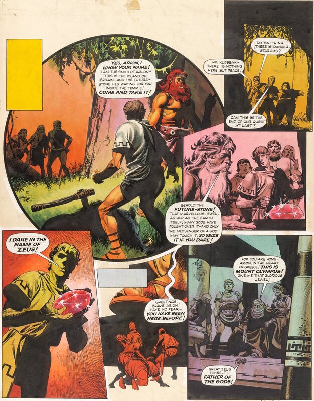 John M. Burns Wrath Of The Gods Vol 15 #46 Planche 1 (Eagle Magazines, 1964) - Comic Strip