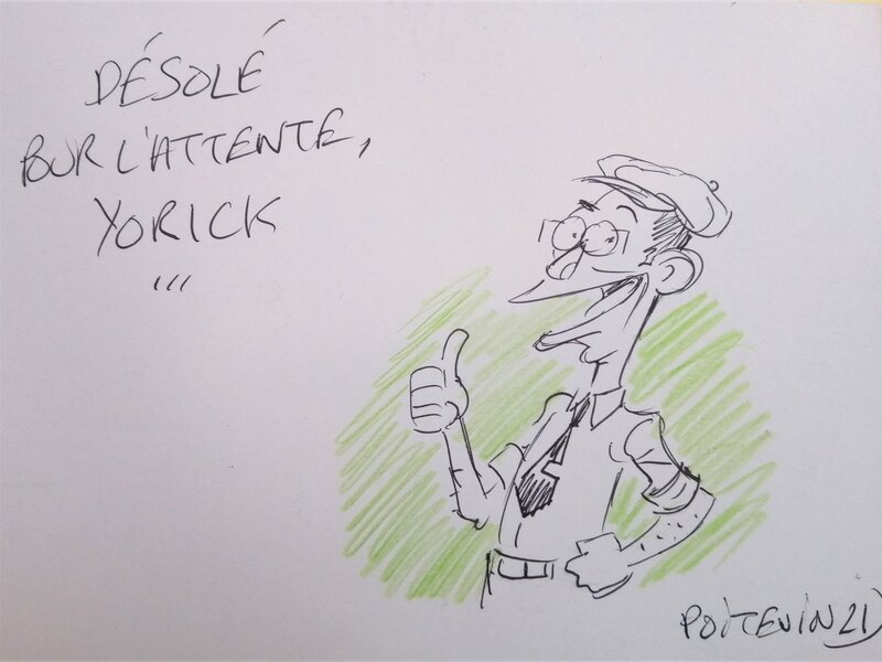 Arnaud Poitevin, Carte de Bonne Année 2021 - Sketch