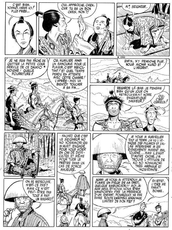 Ugaki le Samourai . by Robert Gigi - Comic Strip