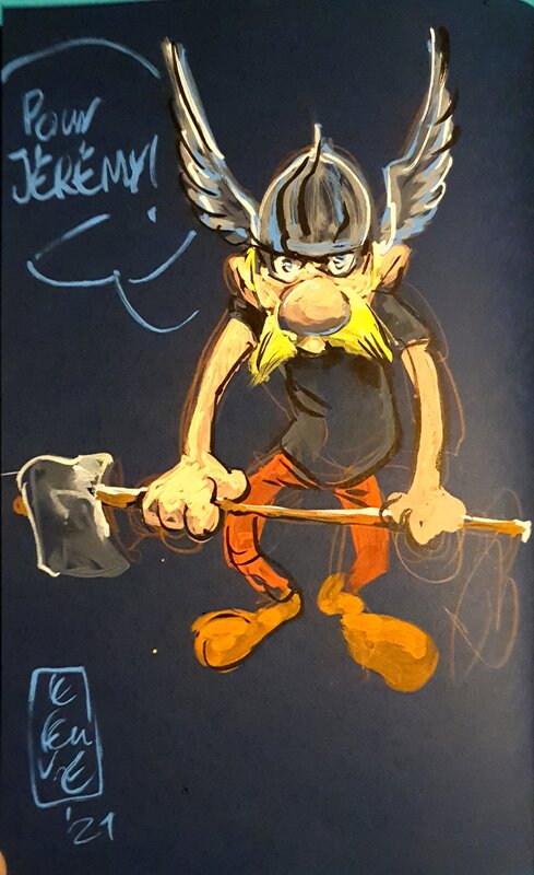 Asterix par Laurent Lefeuvre - Dédicace