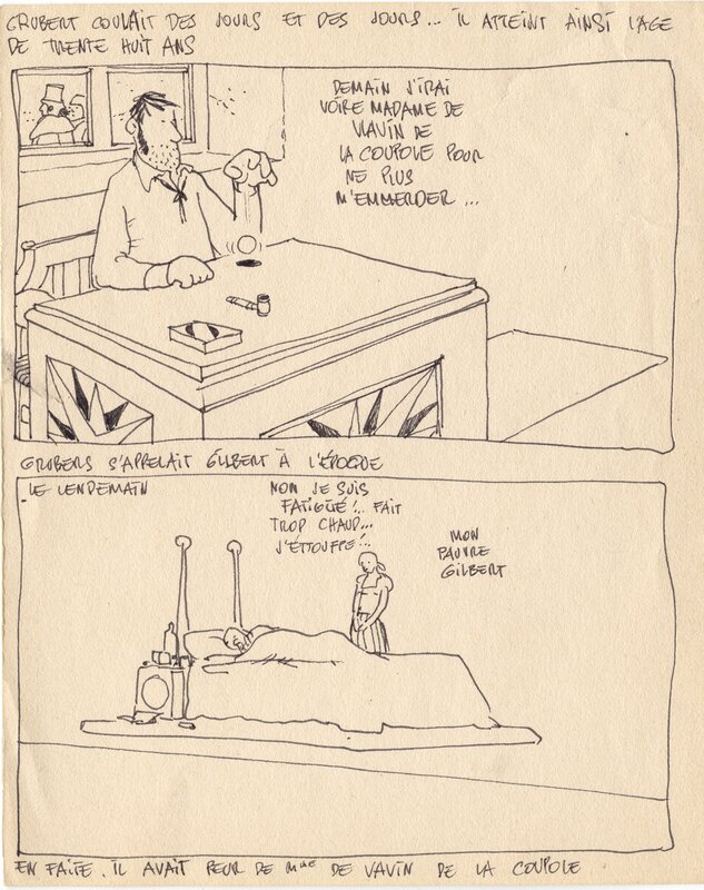 Moebius -  Grubert et Madame Vavin - Comic Strip