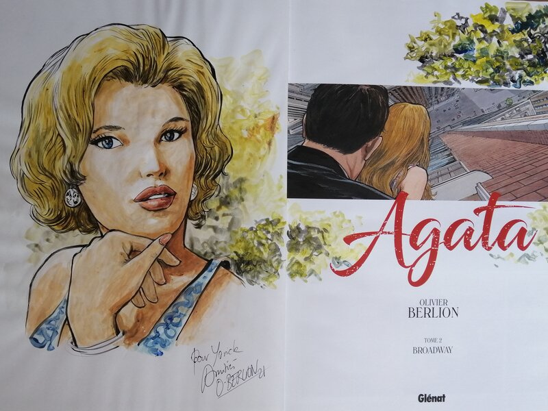 Agata T.2 Broadway par Olivier Berlion - Dédicace
