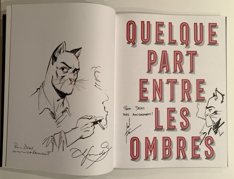Juanjo Guarnido, Juan Diaz Canales, Guarnido and Diaz Canales - Blacksad - TT - Dédicace