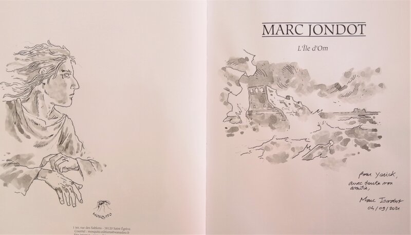 marc jondot, L'île d'Om (one shot) - Sketch