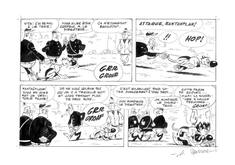 Rantanplan Gag 299 by Michel Janvier - Comic Strip