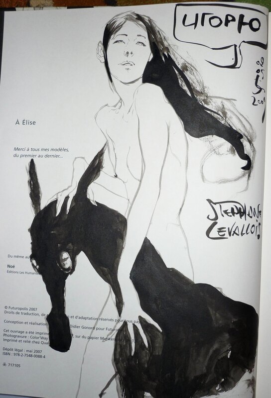 Stéphane Levallois, Le dernier modèle dédicace - Dédicace