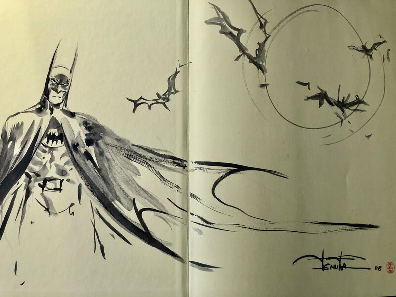 Batman by Saverio Tenuta - Sketch
