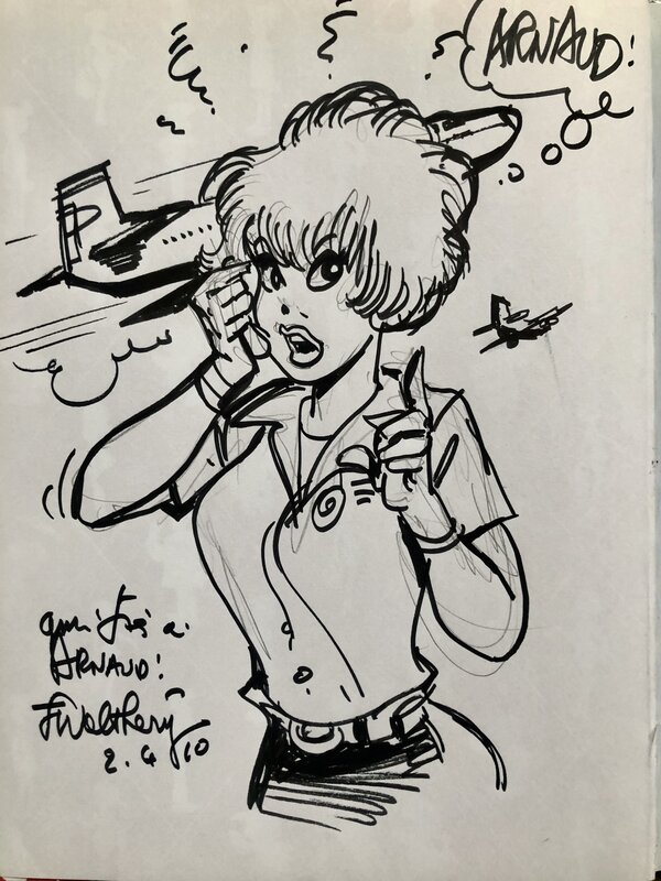 Natacha by François Walthéry - Sketch
