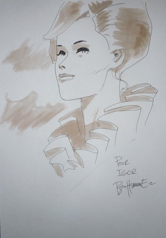 Matthieu Bonhomme - Betsy Marone (Texas Cowboys) - Sketch