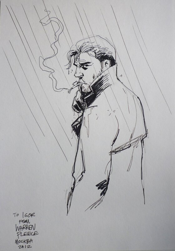 Warren Pleece, John Constantine - Hellblazer - Sketch