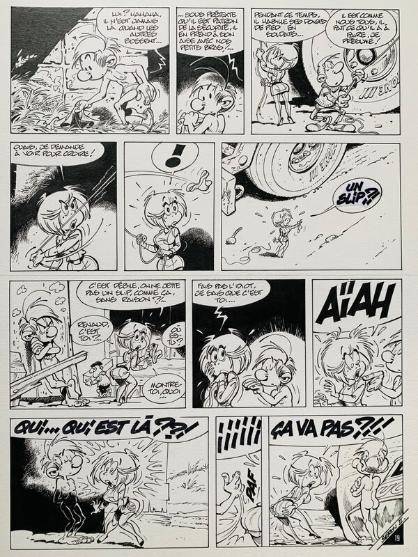Pierre Seron, Les petits hommes : chiche ! - Comic Strip