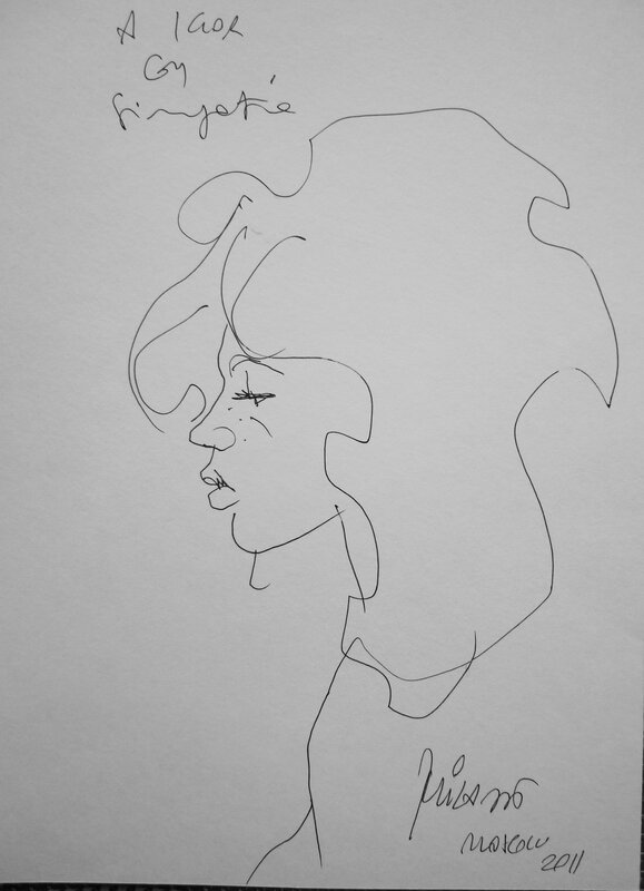 Sketch by Ivo Milazzo - Dédicace