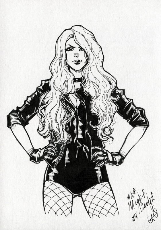 Black Canary par Ihor Loboda - Dédicace