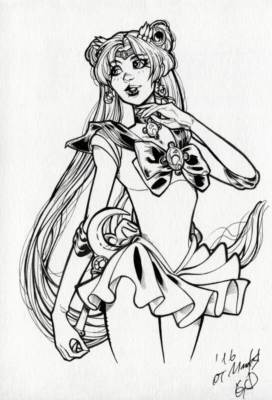 Sailor Moon by Ihor Loboda - Sketch