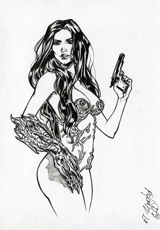 Witchblade by Ihor Loboda - Sketch