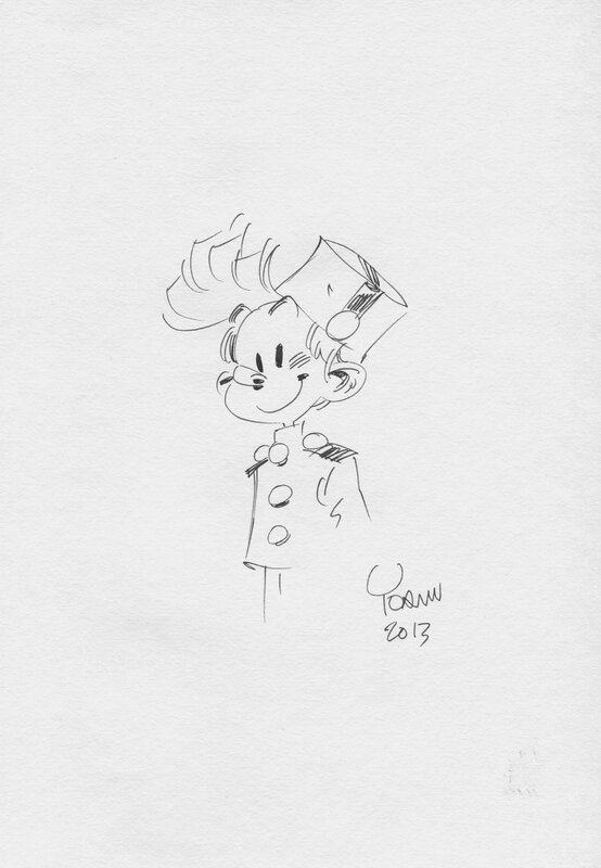 Yoann - Spirou Sketch - Dédicace